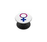 Bisexual Símbolo Femenino Bifemale LGBTQ Venus Feminidad Orgullo PopSockets PopGrip Adhesivo