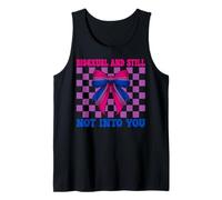 Bisexual y aún no me gustas, divertida bandera del orgullo bi LGBTQ Camiseta sin Mangas