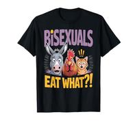 Bisexuals Eat What Funny Animal Humor Camiseta