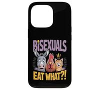 Bisexuals Eat What Funny Animal Humor Carcasa para iPhone 13 Pro