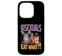 Bisexuals Eat What Funny Animal Humor Carcasa para iPhone 14 Pro