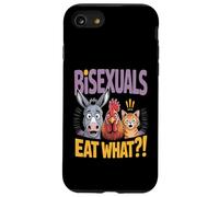 Bisexuals Eat What Funny Animal Humor Carcasa para iPhone SE (2020) / 7/8