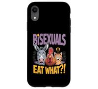 Bisexuals Eat What Funny Animal Humor Carcasa para iPhone XR