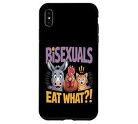 Bisexuals Eat What Funny Animal Humor Carcasa para iPhone XS MAX