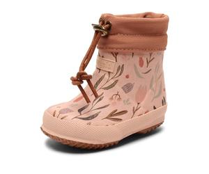 Bisgaard Bisgaard - Saco Térmico Para Bebé, Botas de lluvia Unisex niños, Rosa (Flor de Rosa), 21 EU
