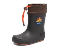 Bisgaard Botas de goma térmicas unisex para niños, gris acero, 24 EU