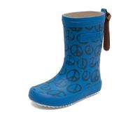 Bisgaard Botas de lluvia unisex para niños, Peace on Earth Sky, 12.5 UK Child