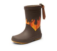 Bisgaard Botas unisex para niños Bisgaard Fashion IIRain, Brown Flames, 34 EU