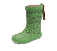 Bisgaard Fashion, Botas de Lluvia Unisex niños, Peace on Earth Grass, 12.5 UK Child