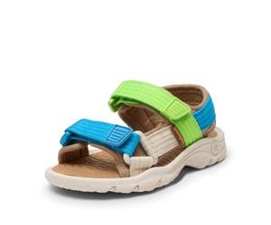 Bisgaard Nico, Sandalia, Azul Brillante y Verde, 22 EU