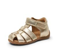 Bisgaard Niños Miniletes/Zapatos para Andador/Sandalias Carly Marrón Cuero Atolado, dorado, 22 EU