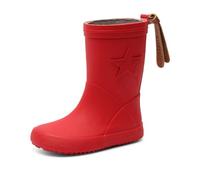 Bisgaard Rain Boot Star - Botas de Agua para bebés, Color Red 010, Talla 22