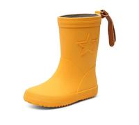 Bisgaard Rain Boot Star - Botas de Agua para bebés, Color Yellow 80, Talla 23