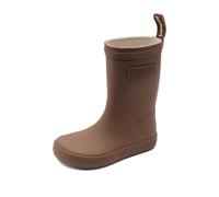 Bisgaard Sko A/S. Bisgaard Barefoot High Rubber Rain Boot, Chocolate, 24 EU ancho