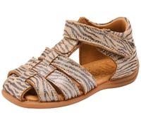 Bisgaard Sko A/S. Bisgaard Carly - Sandalias unisex para niños, diseño de cebra con purpurina, talla 8