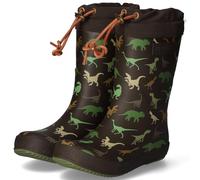 Bisgaard Thermo Botas de lluvia Unisex niños, Brown Dino, 33 EU
