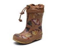 Bisgaard Thermo Botas de lluvia Unisex niños, Camel Flowers, 22 EU