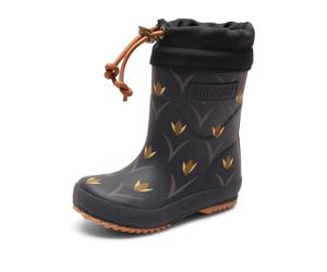 Bisgaard Thermo Botas de lluvia Unisex niños, Tulip Flowers, 34 EU