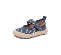 Bisgaard Mocasín de Ballet Unisex para niños, Lunares Azul Marino, 8.5 UK Child