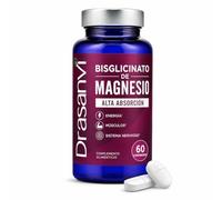 Bisglicinato de Magnesio Drasanvi Alta Absorcion en 60 Comp Sin Gluten