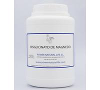 Bisglicinato de Magnesio en Polvo Power Natural Life | Magnesio Quelado Alta Absorción 100% Puro | Sin Añadidos ni Excipientes Sin Efecto Laxante | Mejora la Calidad del Sueño | Envase de 1 Kg