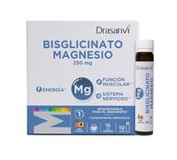 Bisglicinato de Magnesio Liquido Drasanvi en 10 Viales 25ml Sin Gluten | 100% Bisglicinato de Magnesio Liquido para la Relajacion, el Descanso y el Bienestar Diario, Alta Absorcion, Vegano