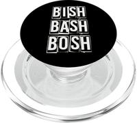 Bish Bash Bosh no Hizo ningún alboroto PopSockets PopGrip para MagSafe
