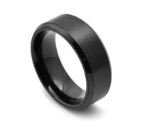 Bishilin Anillo para mujer, de acero inoxidable mate, adecuado para bodas, aniversarios y vacaciones, X 1/2, Acero inoxidable, No es una piedra preciosa