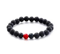 Bishilin Pulsera de promesa para mujer, pulseras de moda de 8 mm, cadena de cuentas de ágata, fiestas familiares, bodas, Ágata, No es una piedra preciosa