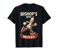 Bishop Got Moves Juego de Mesa para Jugadores de ajedrez Camiseta