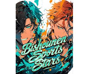 Bishounen Sports Stars: Handsome Anime Boy Coloring Book: Pretty Boy Manga Art for Otome Fans, Featuring Athletic Male Characters and Aesthetic Illustrations for Teens and Adults