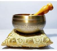 BishtHub Juego de cuencos tibetanos para oración de un solo diámetro de Buda, 3.5 pulgadas de diámetro