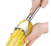 BishtHub Pelador de maíz de acero inoxidable, herramienta de extracción de granos de maíz, cortador de mazorcas fácil para maíz dulce, ensaladas y cocina