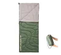 BISINNA - Saco de dormir ultraligero de 680 g | Diseño compacto de 2 estaciones para camping, senderismo y aventuras de verano (190 x 75 cm)