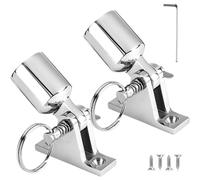 Bisisco de cubierta Bimini, hardware de cubierta de botes | 2 pares Kit de montaje de soporte Bimini | Conjunto de archivos adjuntos de toldo marino, herramientas de instalación, accesorios para la so