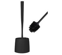 IDA Escobilla de inodoro negra, juego de baño, cepillo de lavado de inodoro