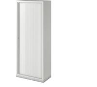 Bisley Armario Euro Tambour de persianas, 4 estantes, 5 Oh, B 800 mm, Metal, pww696 persiana Tráfico Color Blanco, Cuerpo Tráfico Blanco, 43 x 80 x 198 cm
