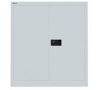 BISLEY Armario Universal con 4 estantes galvanizados, 1200 x 500, 5 oh, Color Gris Claro