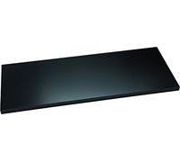 Bisley - Balda con Lateral para Colgar alas Puerta Armario Universal, B 914 mm, Metal, 333 Negro, 35.299999999999997 X 90.9 X 2.2999999999999998 cm