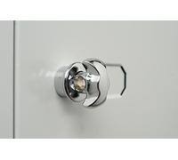 Bisley drehriegelverschluss para tiques & la Taquilla Sistemas Monobloc, Office, Light, Metal, 800 sin barnizar, 3 x 3 x 3 cm