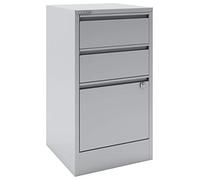 BISLEY Home Home portfiler, 2 Universal, 1 cajón, HR de Metal, 645 Luz Gris, 40 x 41.3 x 67.2 cm
