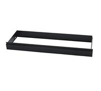 BISLEY Marco telescópico de 1200 mm para EuroTambour, Metal, 333 Negro, 36 x 110.5 x 12.1 cm