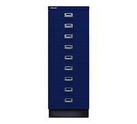 BISLEY multid rawer, 39er Serie con Socket, DIN A3, 9 cajones, Metal, 639 Oxford Azul, 43.2 x 34,9 x 94 cm