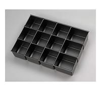 BISLEY MultiDrawer - Bandeja para cajones A3, 12 Compartimentos para cajones A3, 87 mm, Metal, 800 plástico, 42,5 x 31 x 8,3 cm