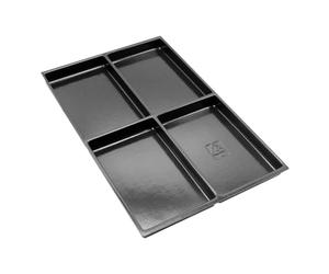 BISLEY MultiDrawer - Bandeja para cajones A4, 4 Compartimentos para Todos los cajones DIN A4, Metal, 800, plástico, 36,5 x 23,7 x 2,7 cm