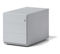 Bisley Roll Container Ordenador, con Mango 3 Universal cajones, Metal, 645 Luz Gris, 77.5 X 42 X 49.5 cm