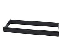 BISLEY telescópico Colgante Marco para Euro Tambour, B 800 mm, Metal, 333 Negro, 36 x 70.5 x 12.1 cm
