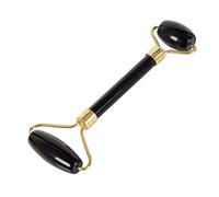 bismarckber Masajeador portátil de rodillo para cara de doble cabeza, rodillo facial, herramienta de masaje para adelgazar, para cuidado de la piel, regalo de cumpleaños, Navidad para mujer piedra de