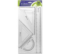 Bismark 177385 Set 4 Reglas Linea Escolar