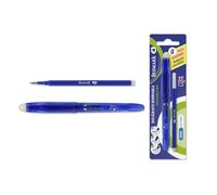 Bismark Bolígrafo Borrable Azul con Capuchón y recambio